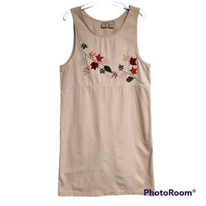 Mountain Lake Casuals Tan Sleeveless Shift Dress